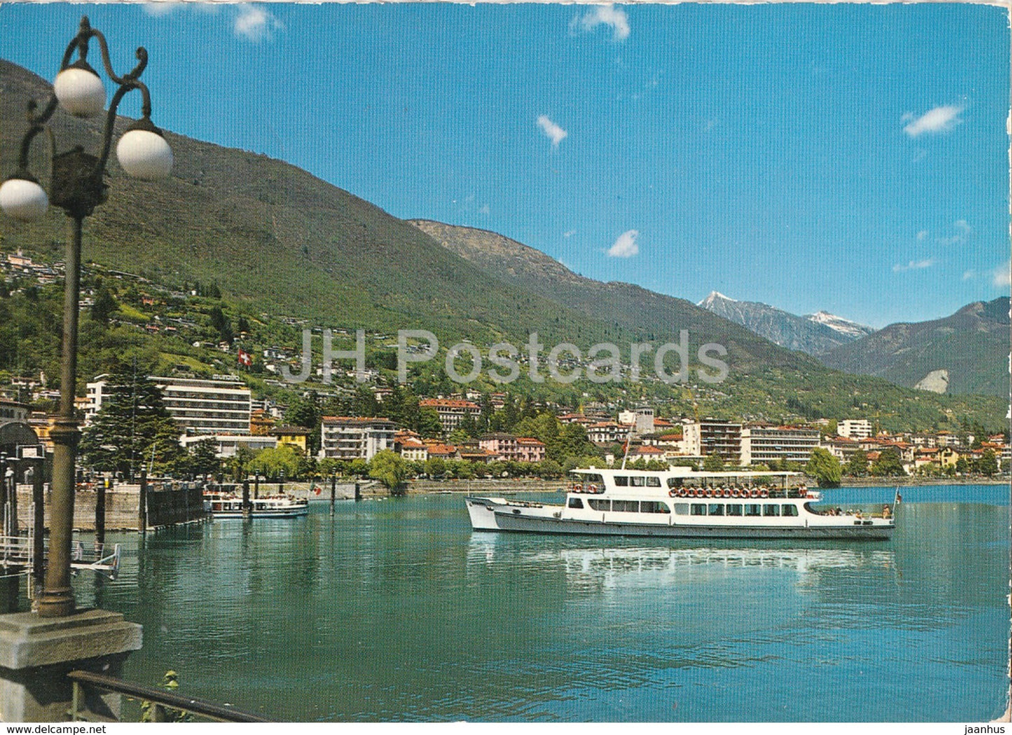 Locarno - Lago Maggiore - passenger boat - 1967 - Switzerland - used - JH Postcards