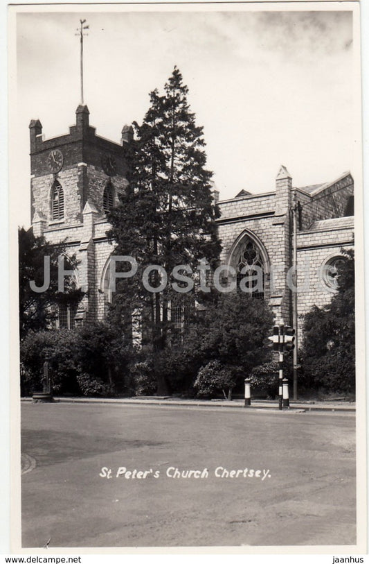 Chertsey - St. Peter's Church - 1961 - United Kingdom - England - used - JH Postcards