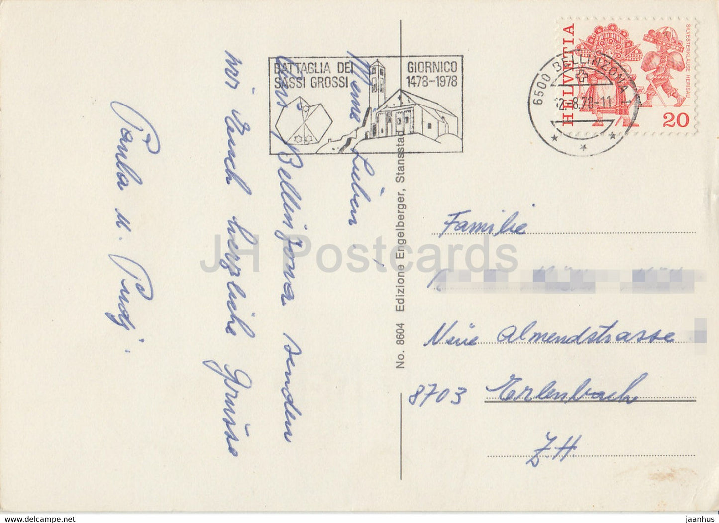 Il Ticino Pittoresco - donkey - multiview - 8604 - 1978 - Switzerland - used