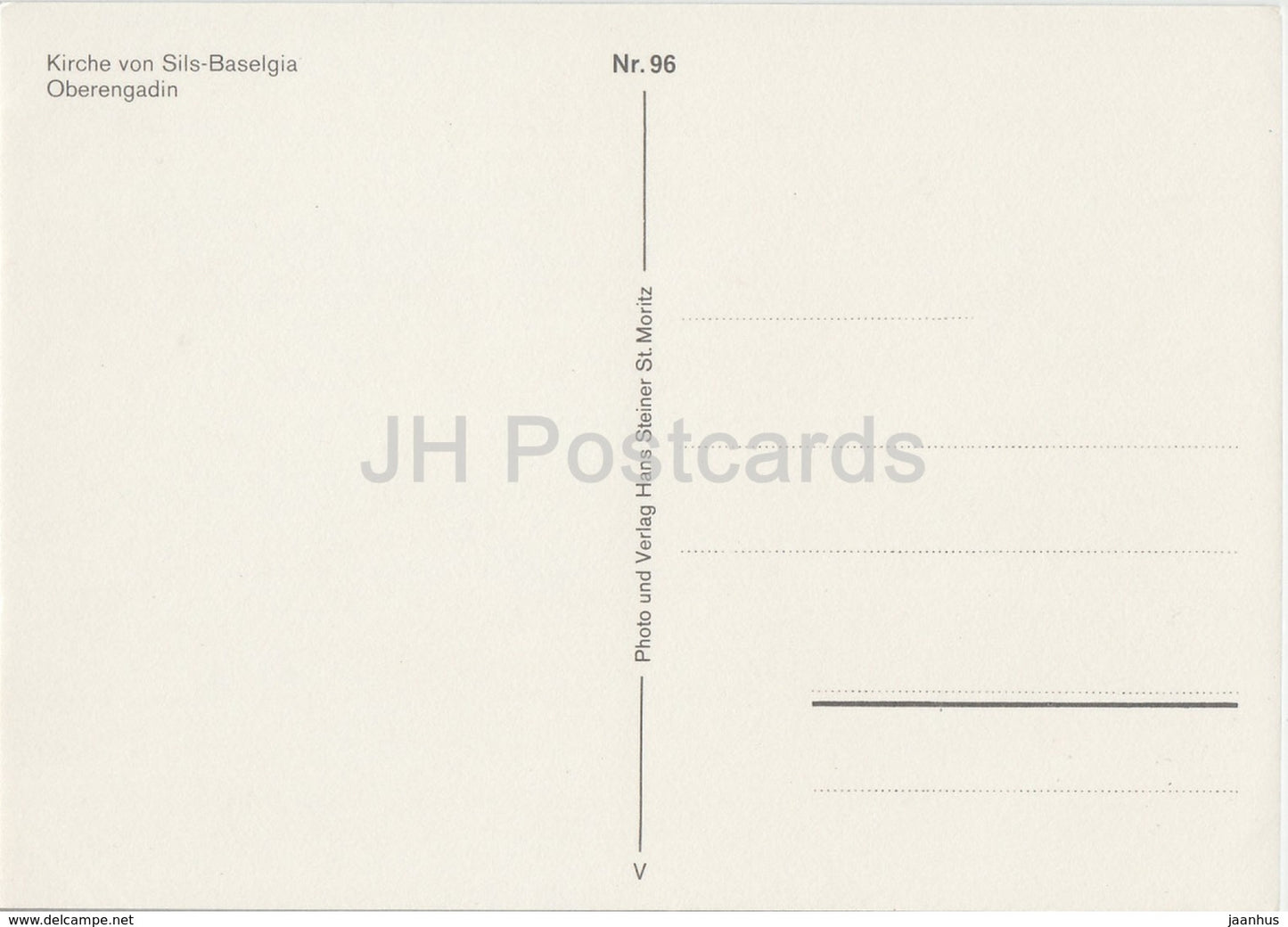Kirche von Sils Baseglia - Oberengadin - church - 96 - Switzerland - unused