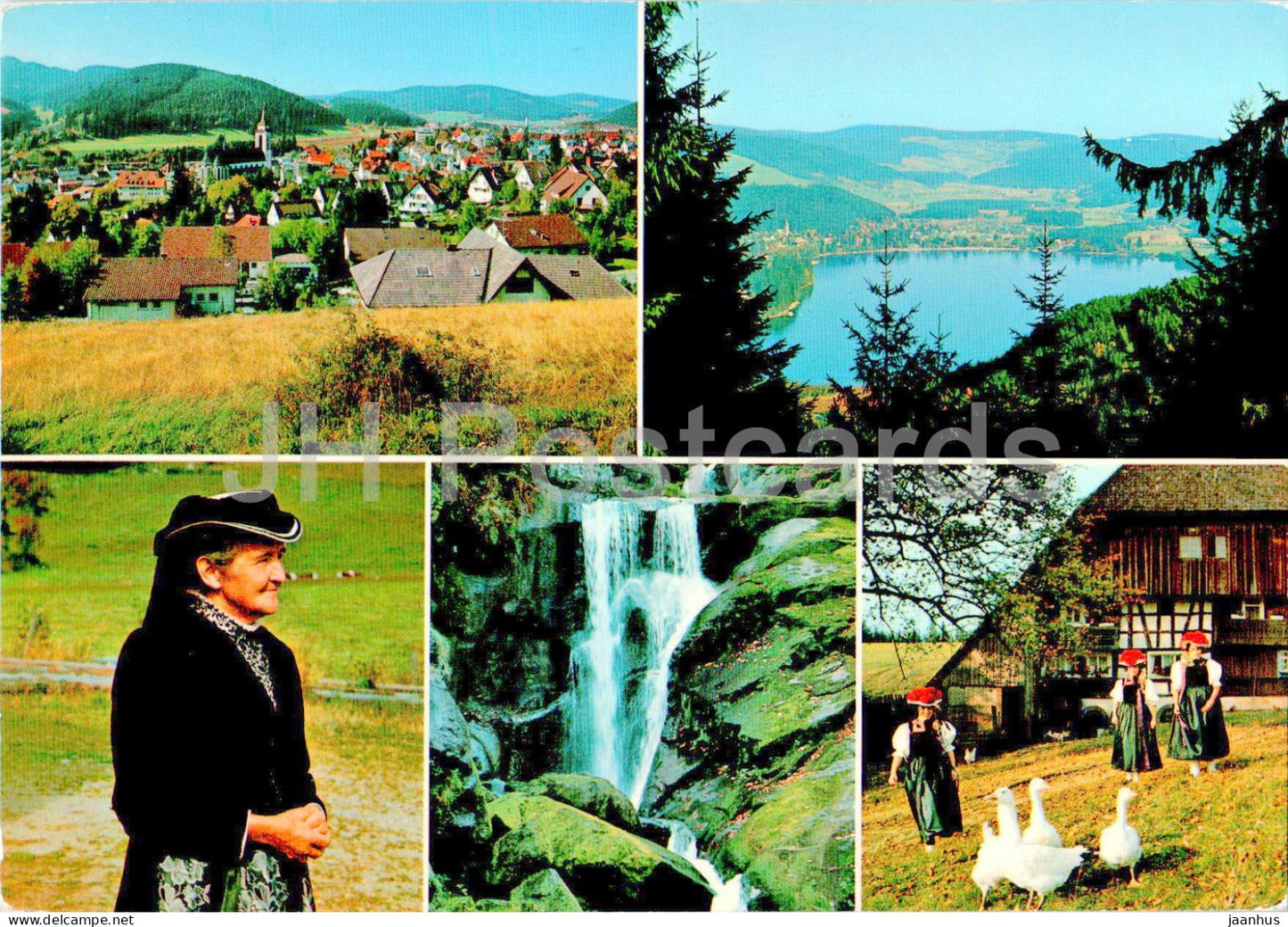 Schwarzwald - Titisee Neustadt - multiview - 1975 - Germany - used - JH Postcards