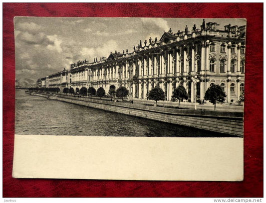 Leningrad - St. Petersburg - Hermitage - Winter Palace - 1959 - Russia - USSR - unused - JH Postcards