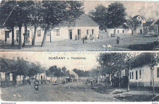 Dubnany u Hodonina - old postcard - 1952 - Czech Republic - used - JH Postcards