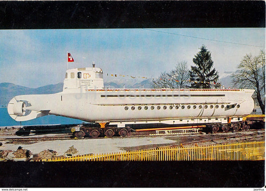Lausanne - Exposition Nationale Suisse 1964 - Le mesoscaphe - submarine - Switzerland - unused - JH Postcards