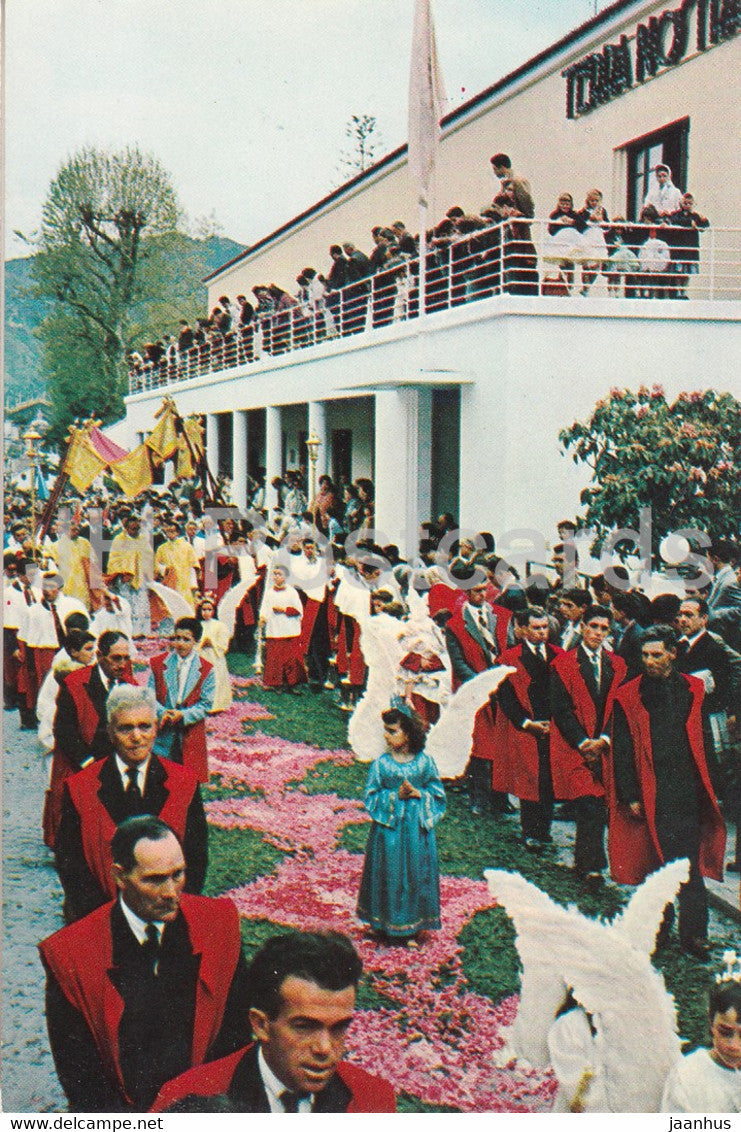 S Miguel - Acores - Furnas Procissao dos Enfermos - Procession of the Viaticum - 6 - Portugal - unused - JH Postcards