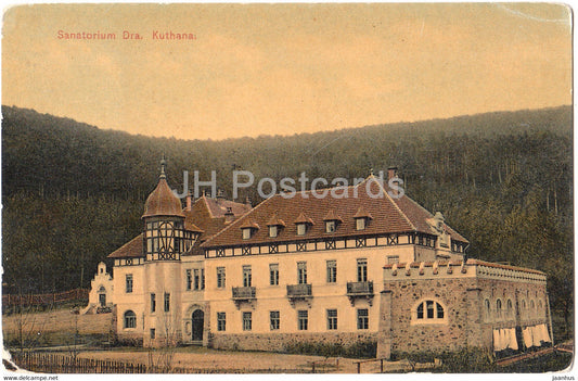 sanatorium Dra Kuthana - Tisnov - old postcard - Czech Republic - used - JH Postcards