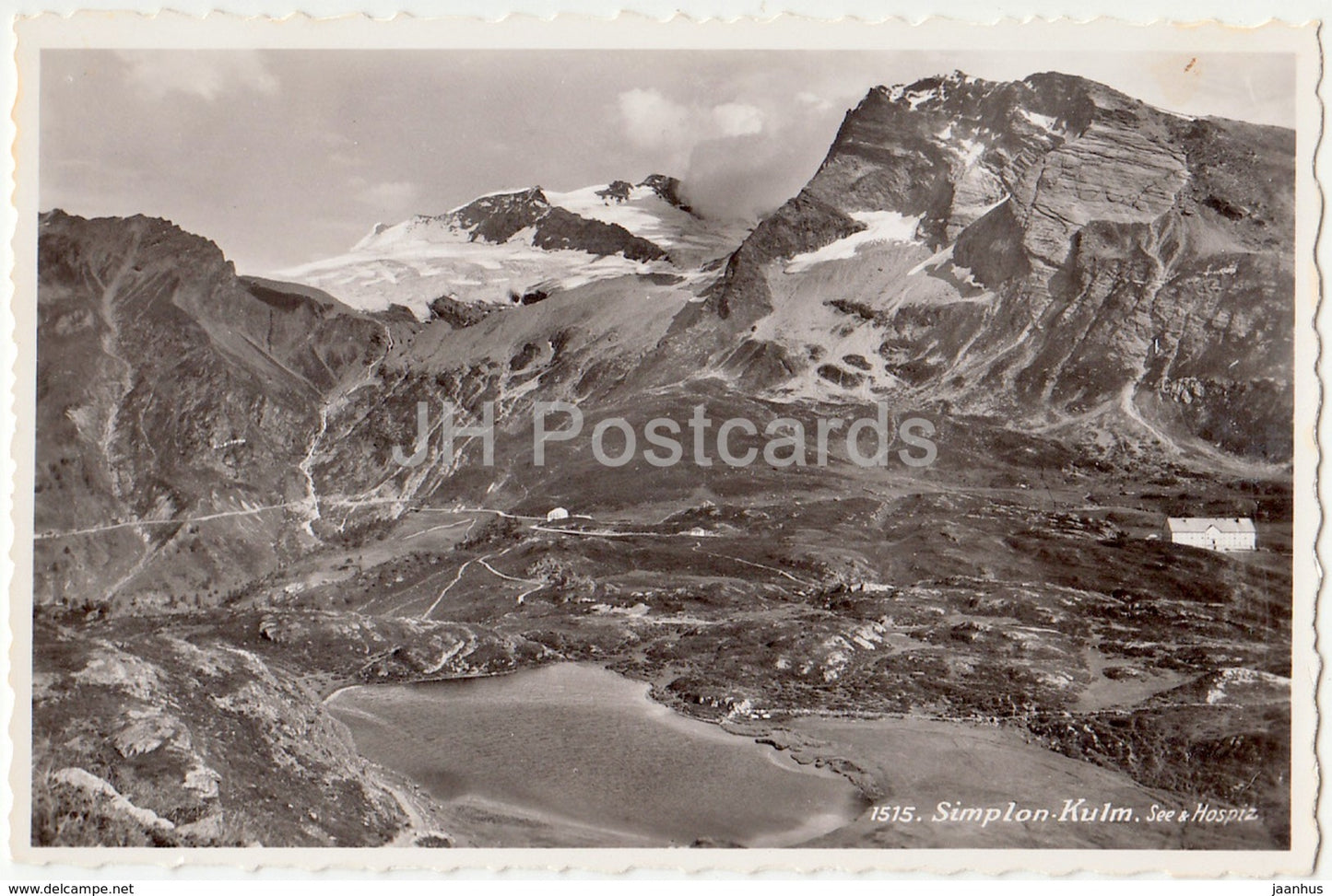 Simplon-Kulm - See & Hospiz - 1515 - Switzerland - 1958 - used - JH Postcards