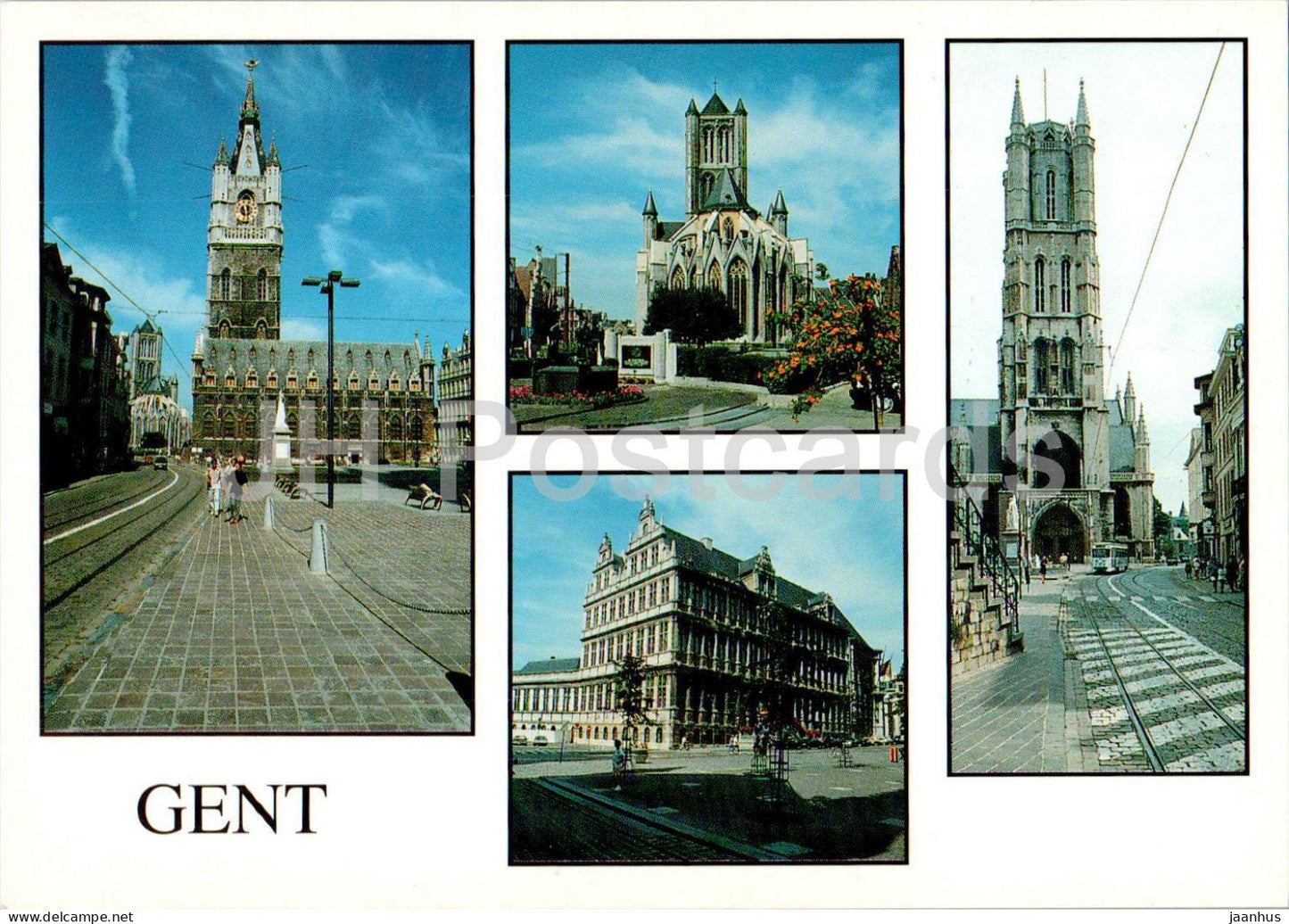 Greetings from Gent - multiview - YG 77 - Belgium - unused - JH Postcards