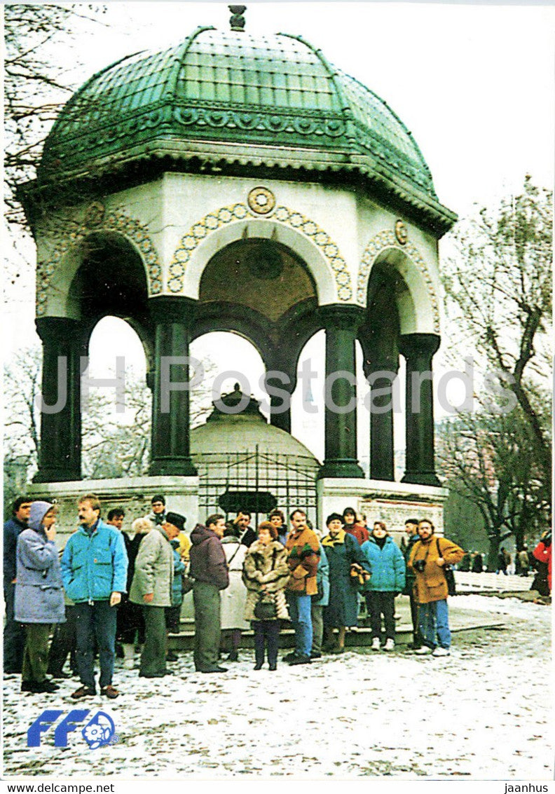Istanbul - Kaiser Wilhelm Brunnen - German Fountain - postcard on thin paper - Turkey - unused - JH Postcards