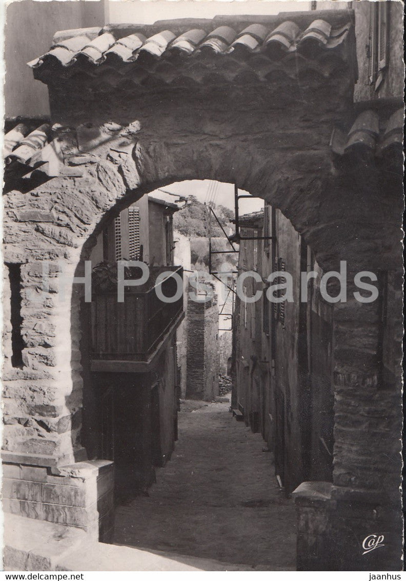 Bormes les Mimosas - Rue Rompi Cuou - old postcard - 1952 - France - used - JH Postcards