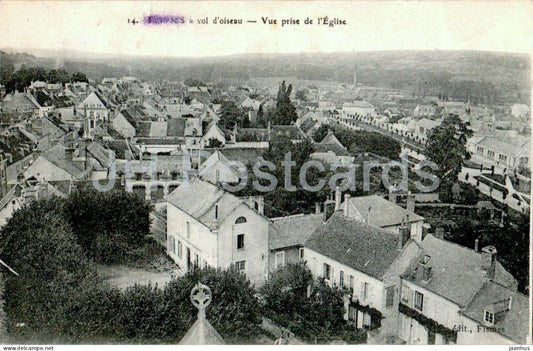 Fismes - Vue prise de l'Eglise - 14 - old postcard - France - used - JH Postcards
