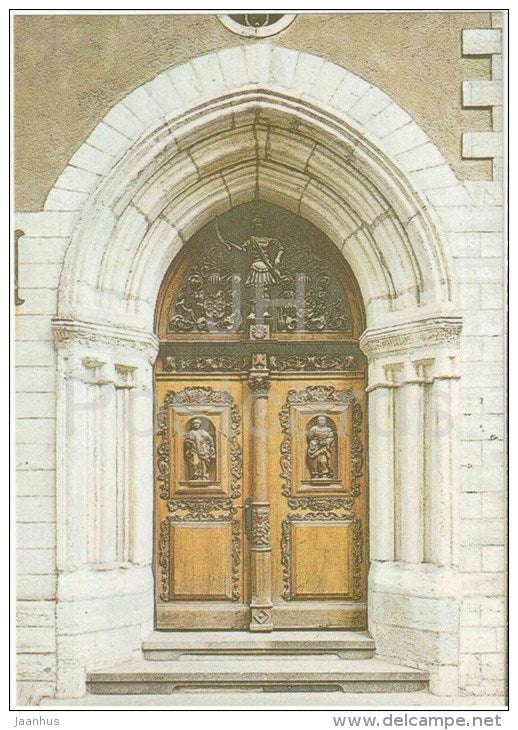 A Late Gothic Portal at Suur-Karja street - Tallinn - 1986 - Estonia USSR - unused - JH Postcards