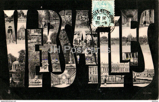 Versailles - old postcard - France - used - JH Postcards