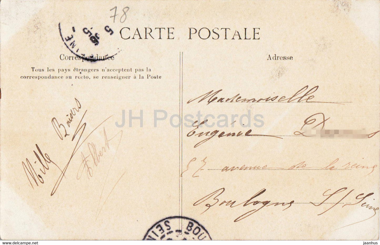 Versailles - alte Postkarte - Frankreich - gebraucht