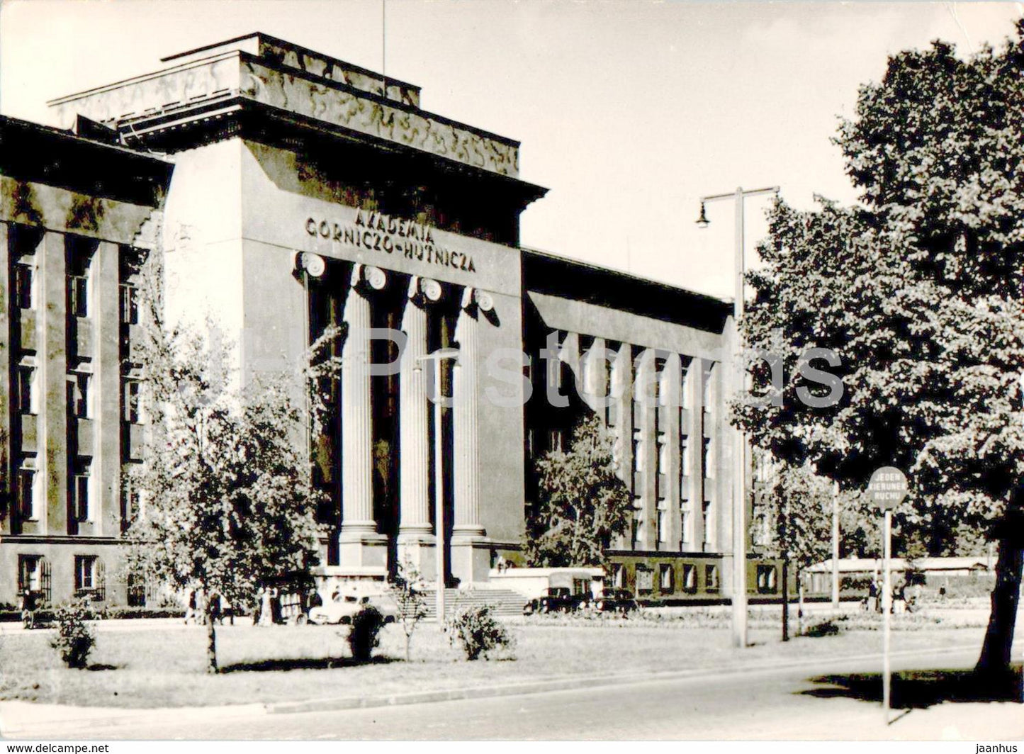 Krakow - Akademia Gornicza - Mining Academy - old postcard - Poland - unused - JH Postcards