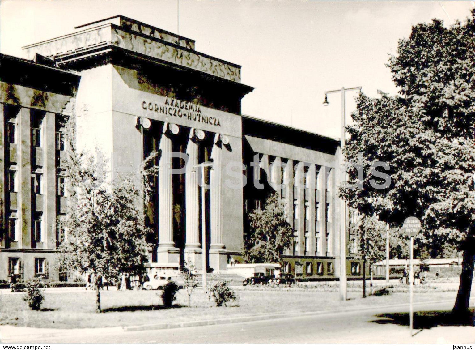 Krakow - Akademia Gornicza - Mining Academy - old postcard - Poland - unused - JH Postcards