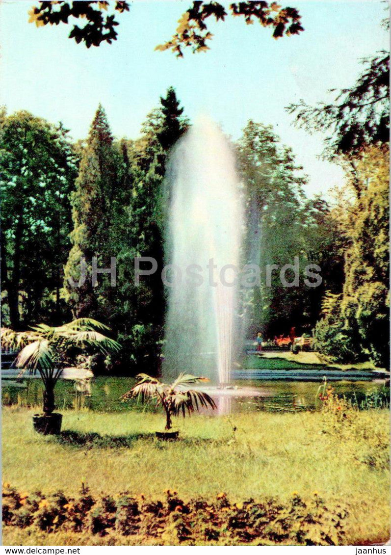 Polanica Zdroj - park zdrojowy - Spa park - Poland - unused - JH Postcards
