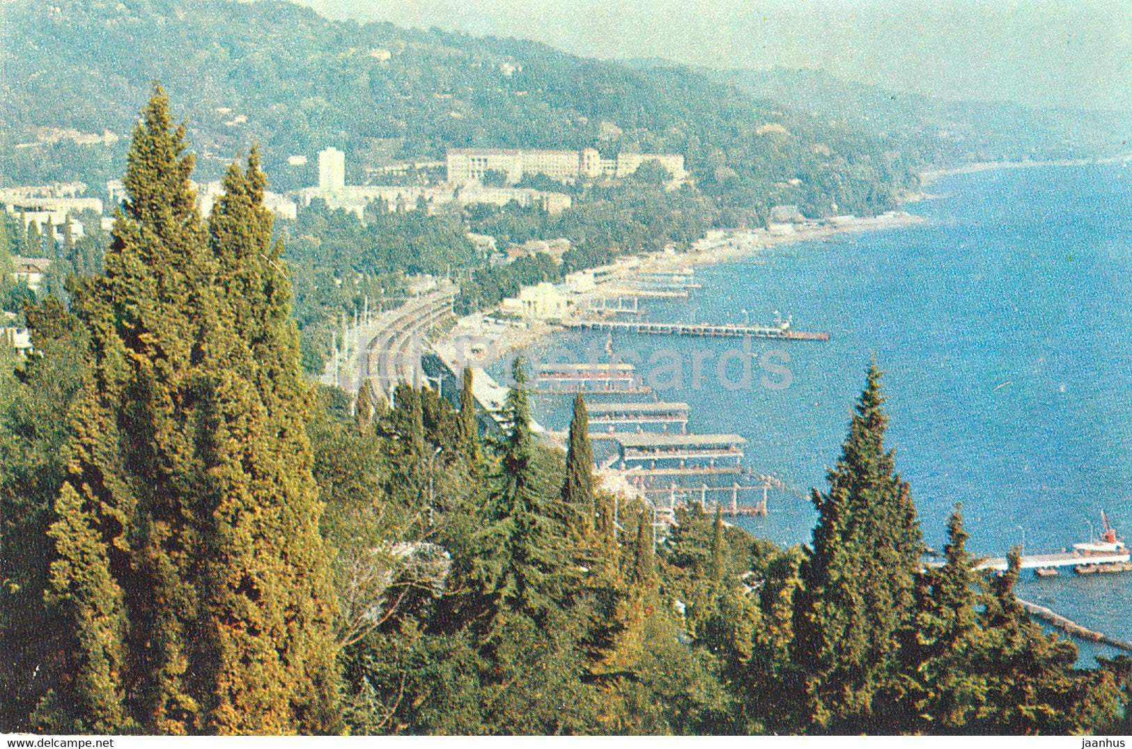 Sochi - view at Khosta resort - 1972 - Russia USSR - unused - JH Postcards