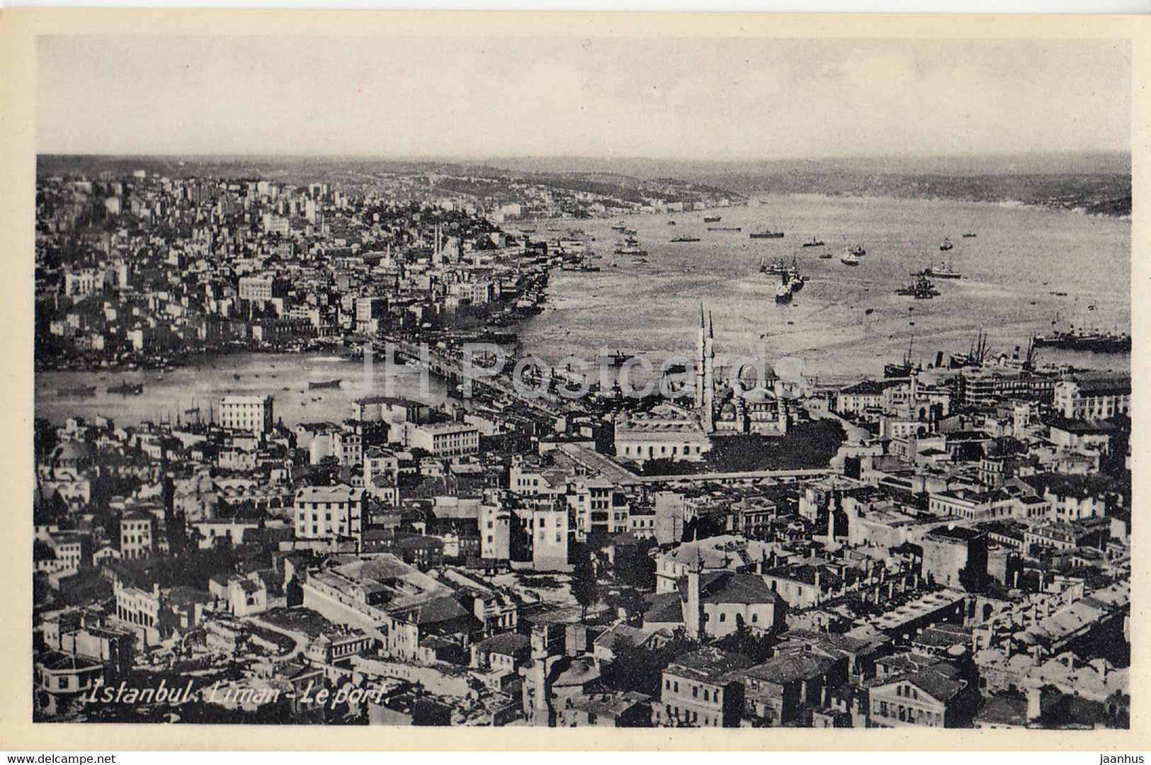 Istanbul - Le Port - old postcard - Turkey - unused - JH Postcards