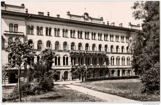 The building of the district council of people's deputies - Vyborg - Viipuri - 1983 - Russia USSR - unused - JH Postcards