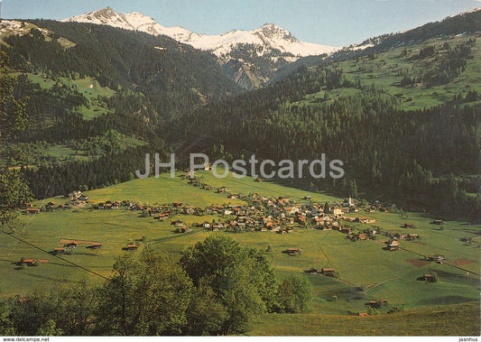 Fideris 900 m gegen die Heuberge - 1985 - Switzerland - used - JH Postcards