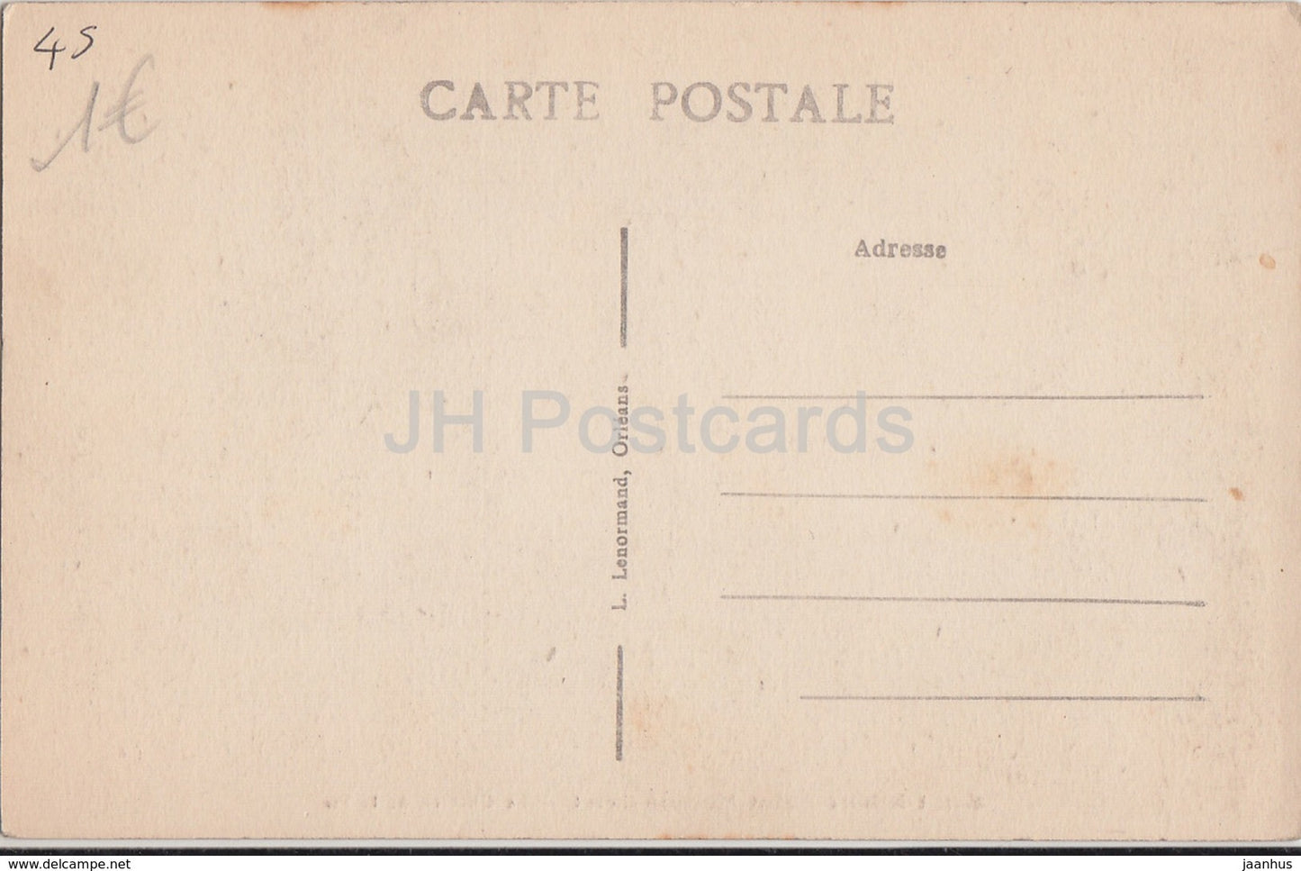 Saint Hilaire Saint Mesmin - Le Chateau de la Pie - old postcard - France - unused