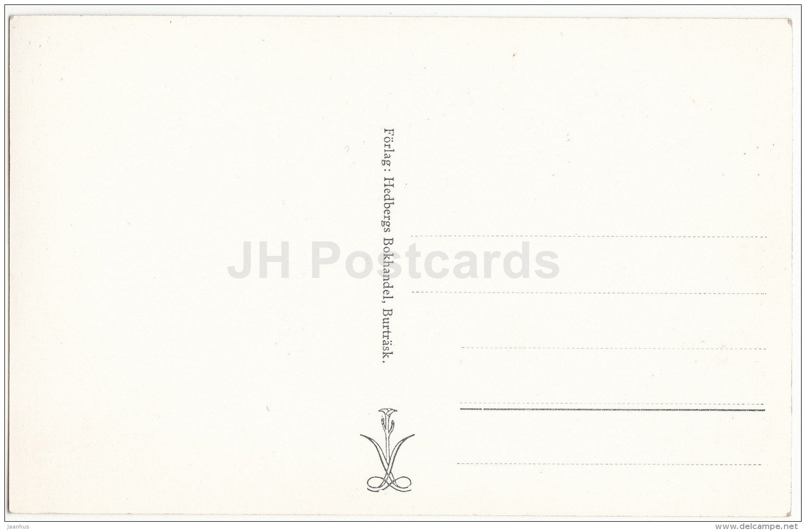 Flygfoto over Abyn , Burträsk - aerial view - Sweden - unused - JH Postcards