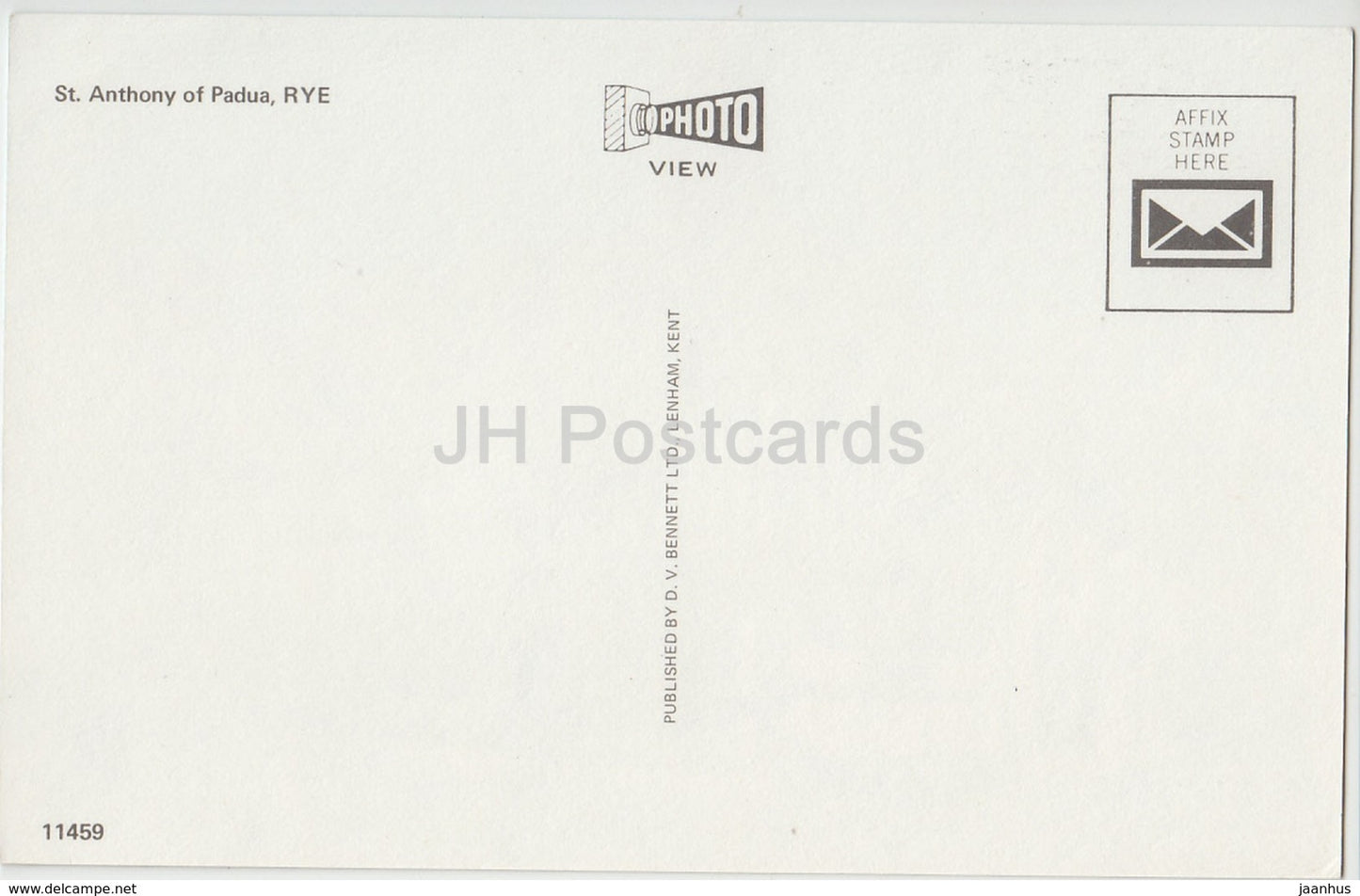 Rye - St. Anthony of Padua - 11459 - United Kingdom - England - unused