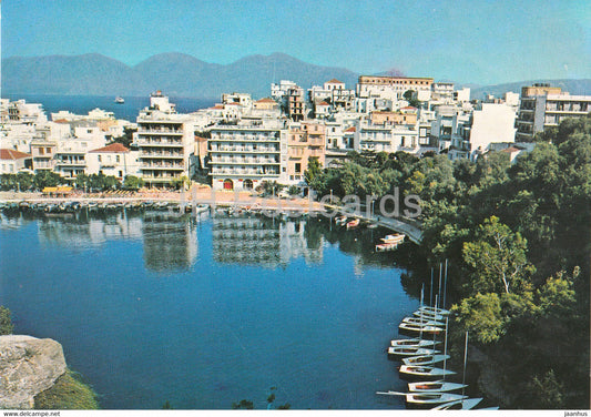 Crete - Agios Nikolaos - Greece - unused - JH Postcards