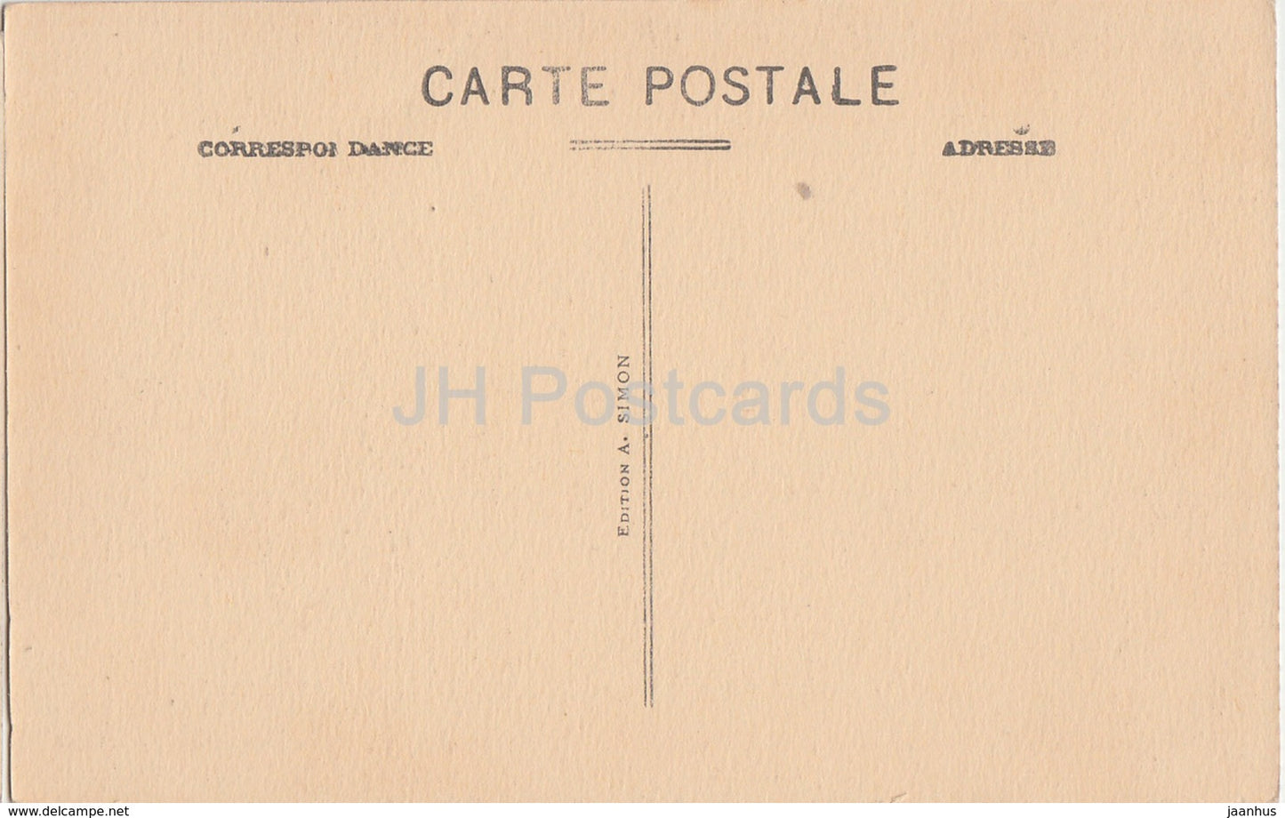 Chateau de Chaumont Sur Loire - Interieur de l'escalier - Schloss - 20 - alte Postkarte - Frankreich - unbenutzt