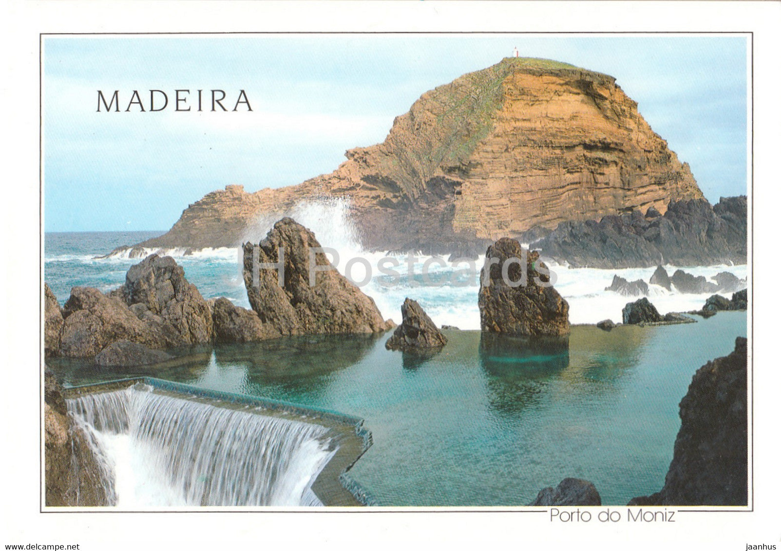 Madeira - Porto do Moniz - Piscina - swimming pool - 1998 - Portugal - used - JH Postcards