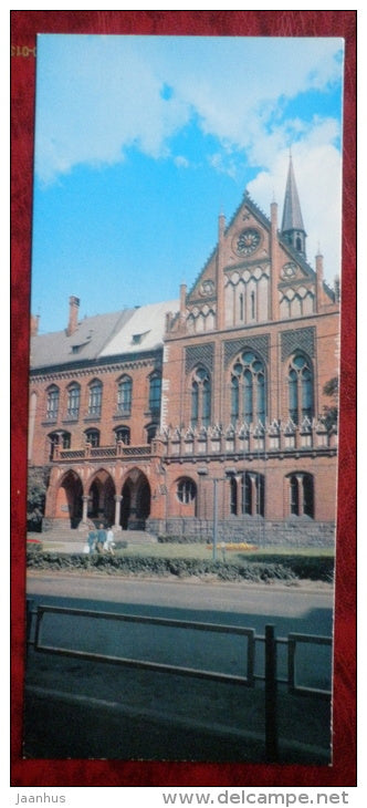 State Academy of Fine Arts - Riga - 1979 - Latvia USSR - unused - JH Postcards