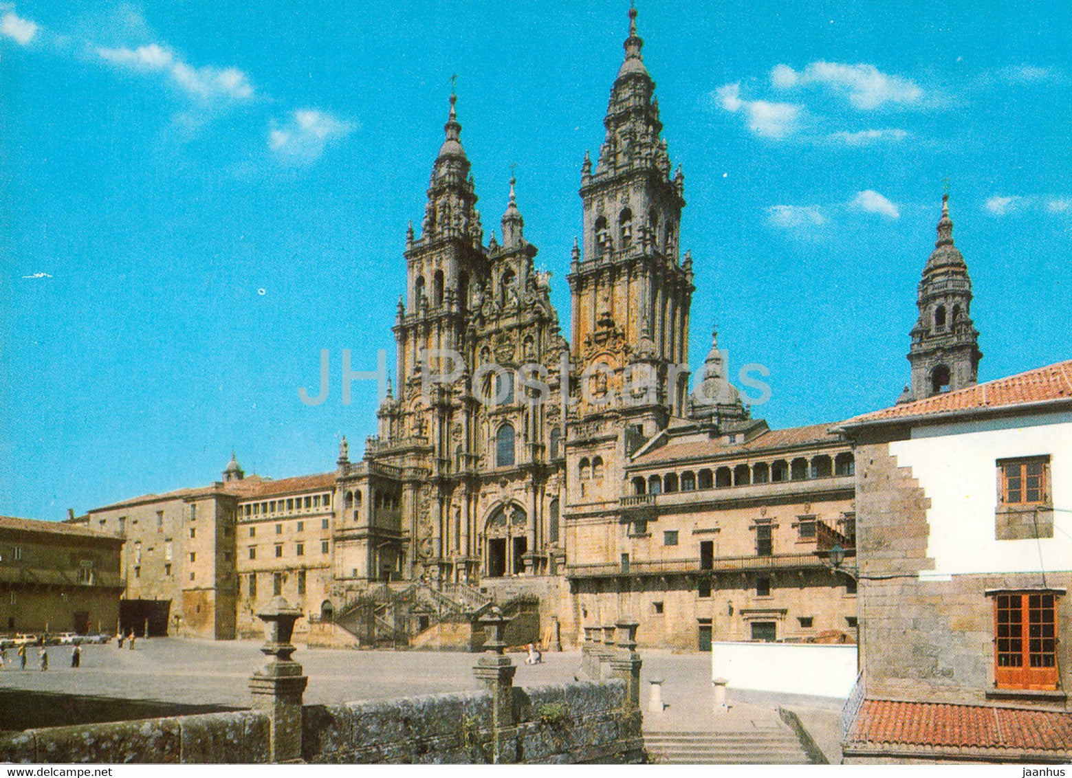 Santiago de Compostela - La Catedral - Fachada del Obradoiro - Cathedral - The Obradoiro Facade - 3232 - Spain - unused - JH Postcards