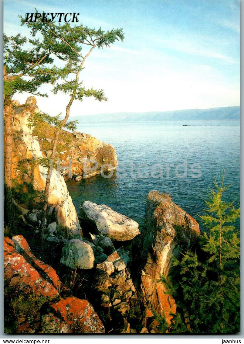 Irkutsk - Lake Baikal - 1990 - Russia USSR - unused - JH Postcards