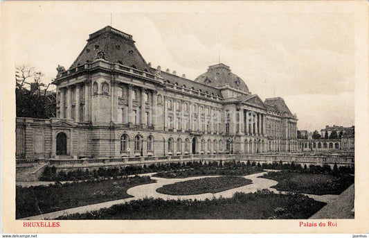 Bruxelles - Brussels - Palais du Roi - Konigspalast - 1 - old postcard - Belgium - unused - JH Postcards