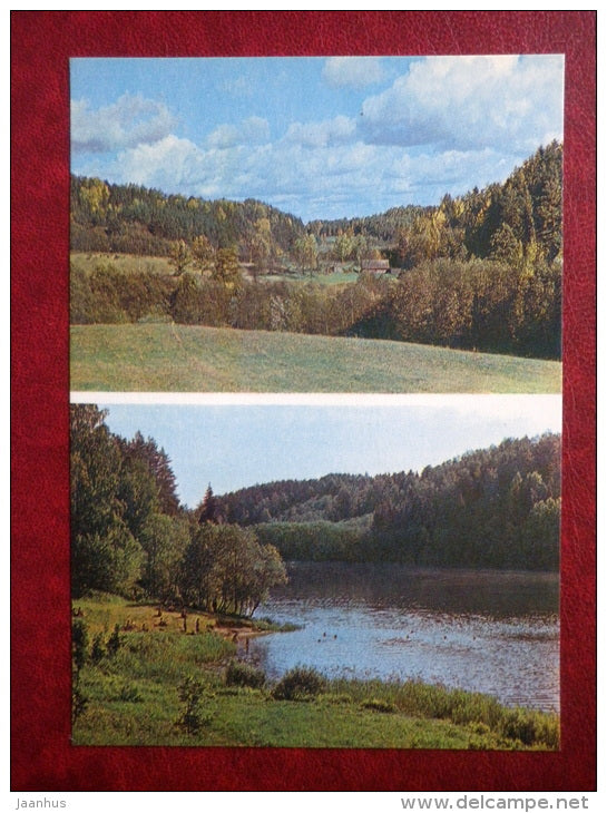 Kütiorg , Paganamaa , lake Liivajärv - 1984 - Estonia USSR - unused - JH Postcards