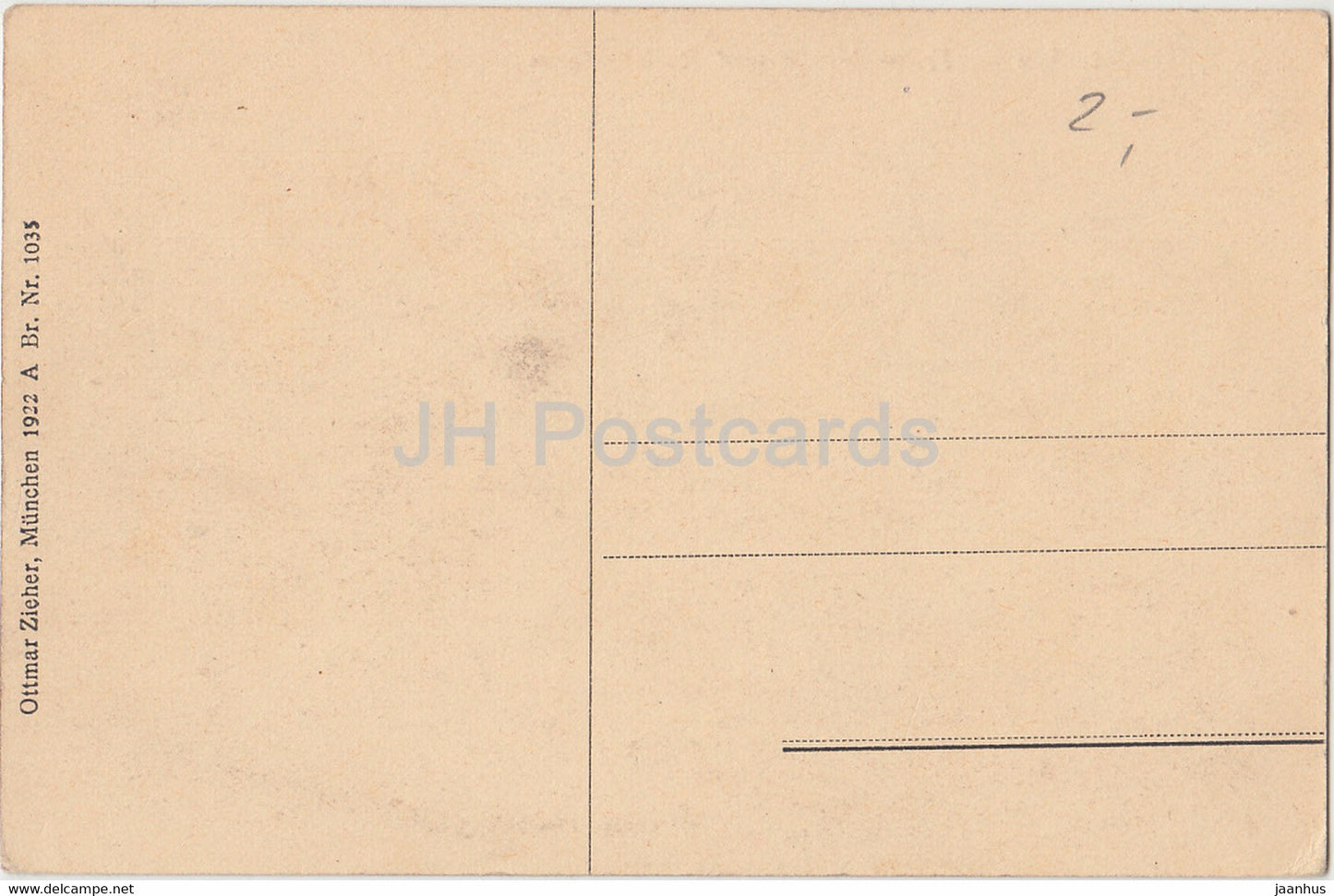 Munchen - Frauenkirche und Rathausturm - Munich - 1035 - old postcard - 1922 - Germany - unused