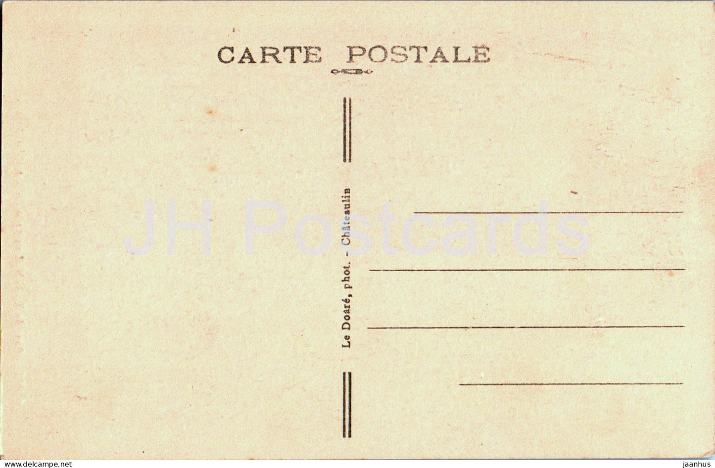 Pont de Terenez vu de la Colline - Cote Argol - Brücke - 1707 - alte Postkarte - Frankreich - unbenutzt 