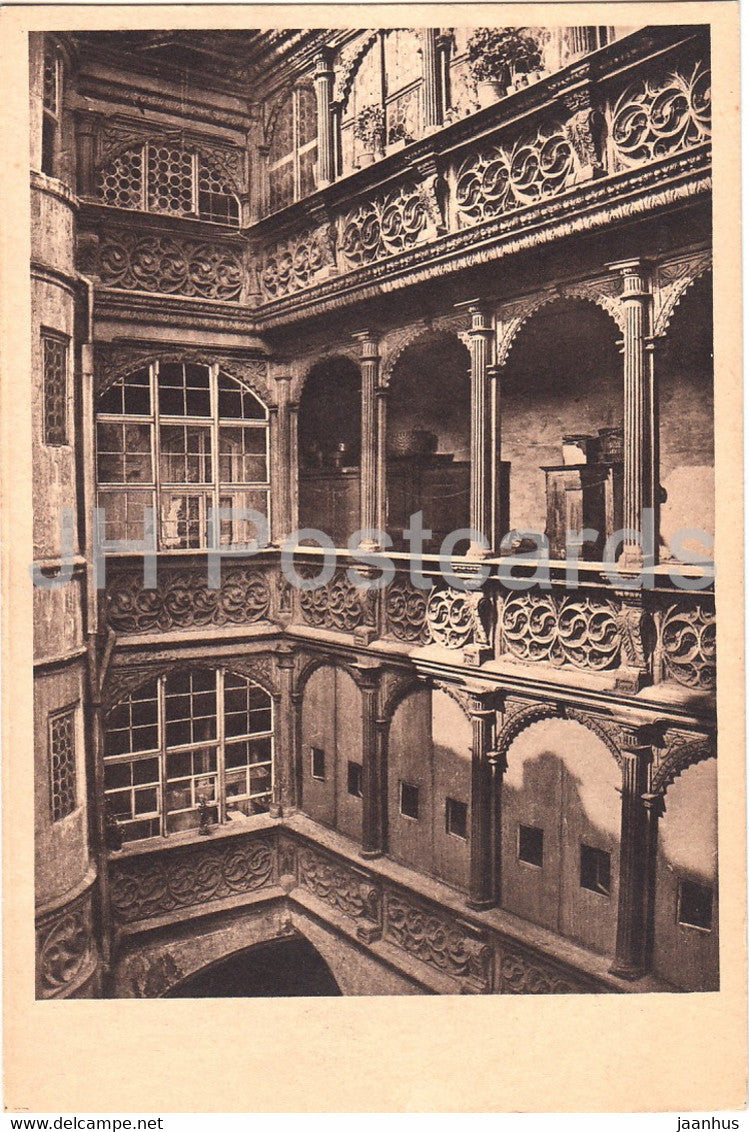 Nurnberg - Hof Tucherstrasse 23 - old postcard - Germany - unused - JH Postcards