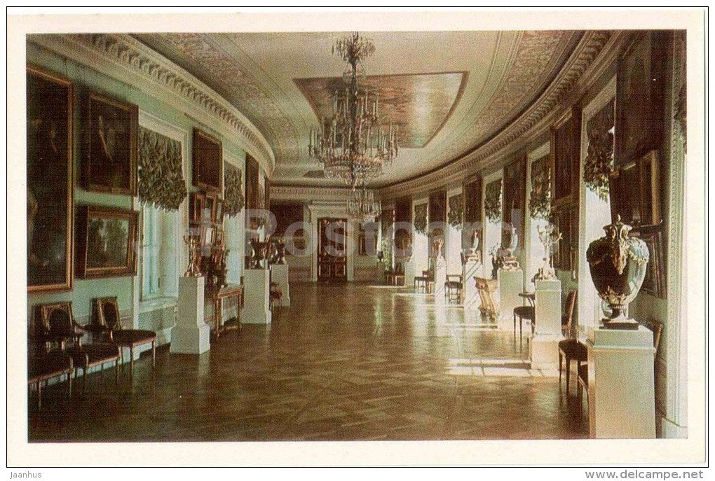 Great Palace - Picture Gallery - palace - Pavlovsk - 1971 - Russia USSR - unused - JH Postcards