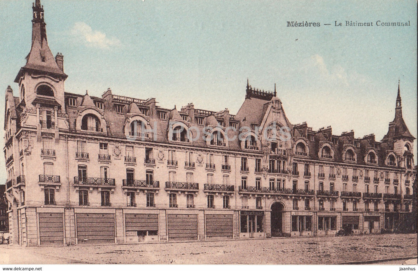 Mezieres - Le Batiment Communal - old postcard - France - unused - JH Postcards