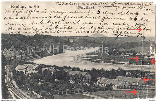 Kralupy n Vlt - Povltavi - old postcard - Czech Republic - used - JH Postcards