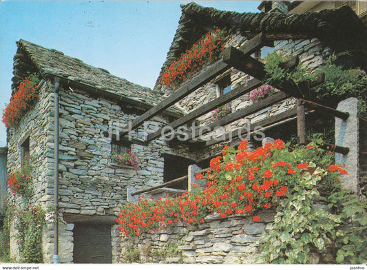 Ticino Pittoresco - Rustico in Valle Verzasca - Vogorno - 10279 - 1981 - Switzerland - used - JH Postcards
