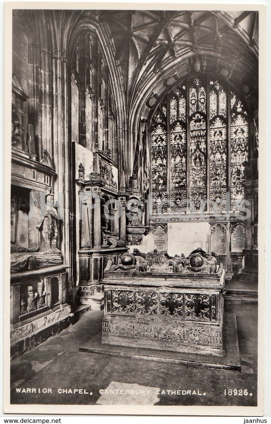 Canterbury Cathedral - Warrior Chapel - 18926 - United Kingdom - England - used - JH Postcards