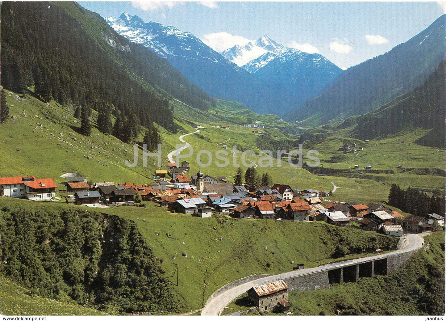 Curaglia gegen Platte und Piz Vallatscha - Val Medel - 5197 - Switzerland - unused - JH Postcards