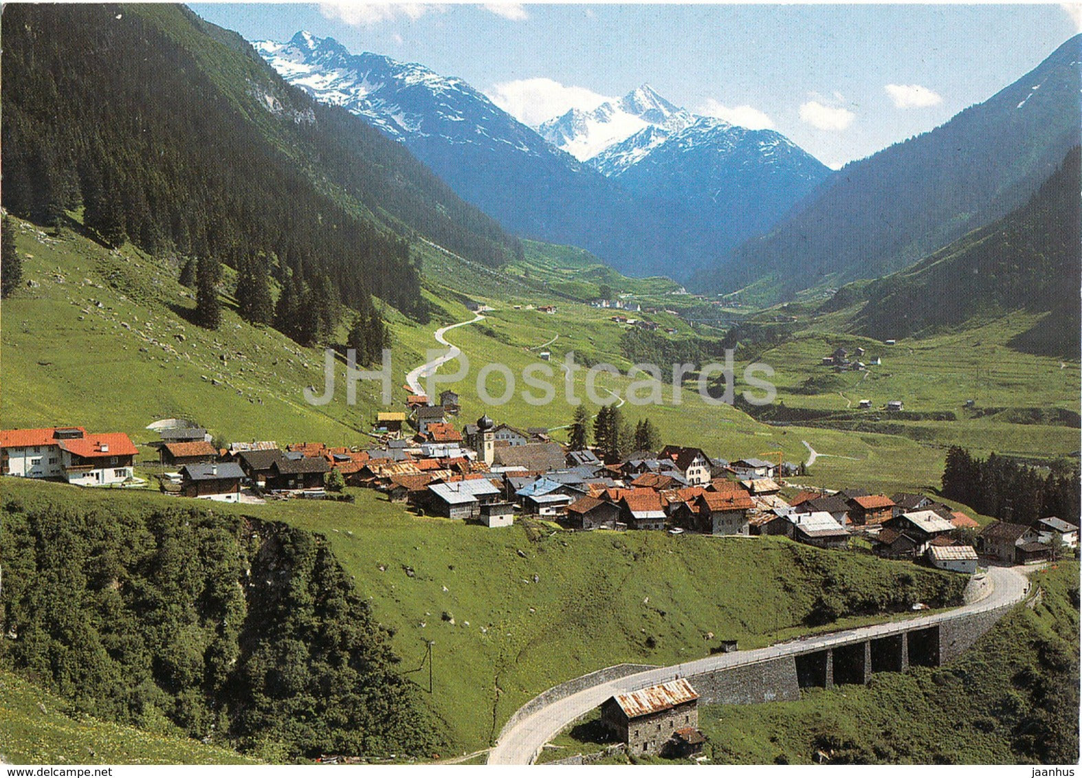 Curaglia gegen Platte und Piz Vallatscha - Val Medel - 5197 - Switzerland - unused - JH Postcards