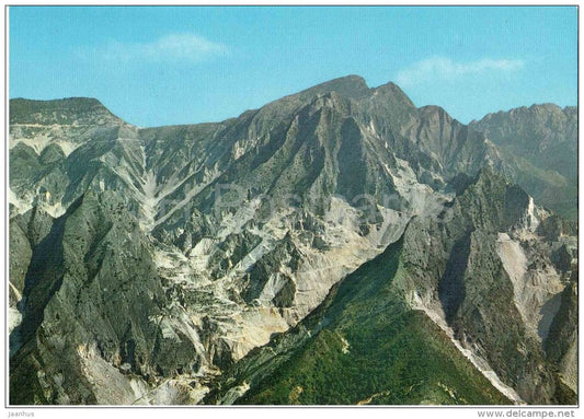 Cave di Marmo - marble quarries - Carrara - Toscana - 600/6 - Italia - Italy - unused - JH Postcards
