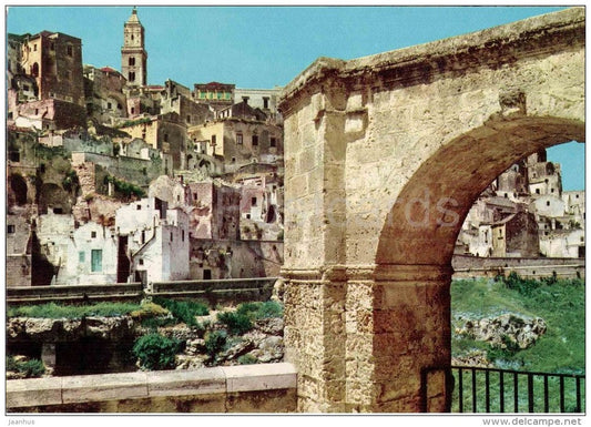 panorama parziale - partial view - Matera - Basilicata - 14 - Italia - Italy - unused - JH Postcards