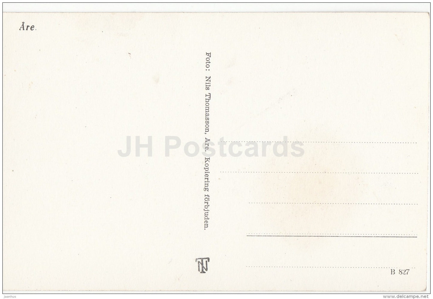Are - view - Sweden - unused - JH Postcards