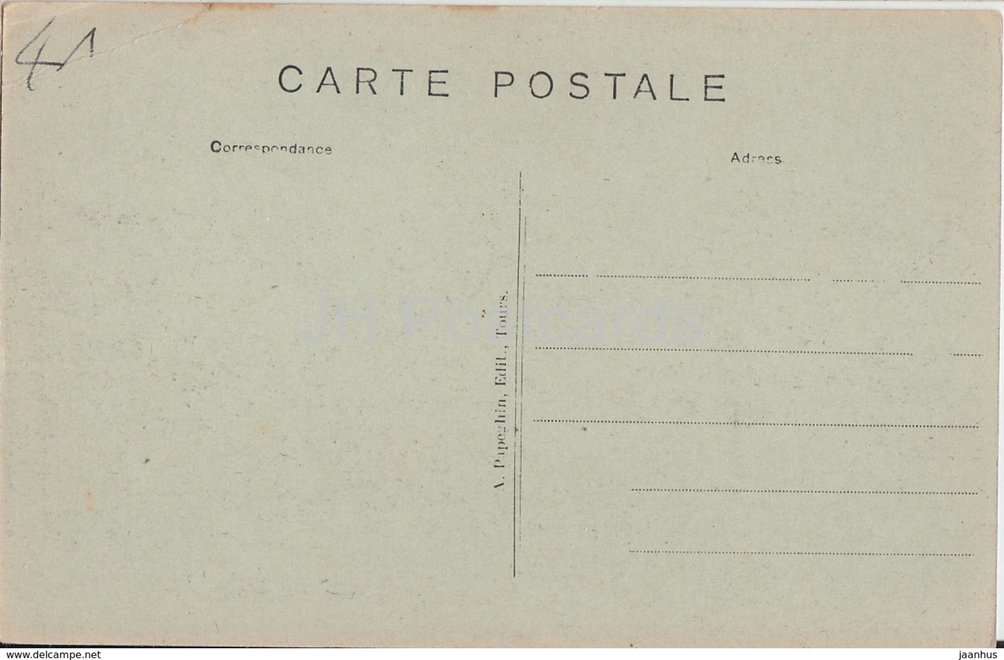 Cheverny - Le Chateau - L'Orangerie - 3 - Schloss - alte Postkarte - Frankreich - unbenutzt